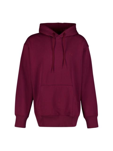 logo-print drawstring hoodie