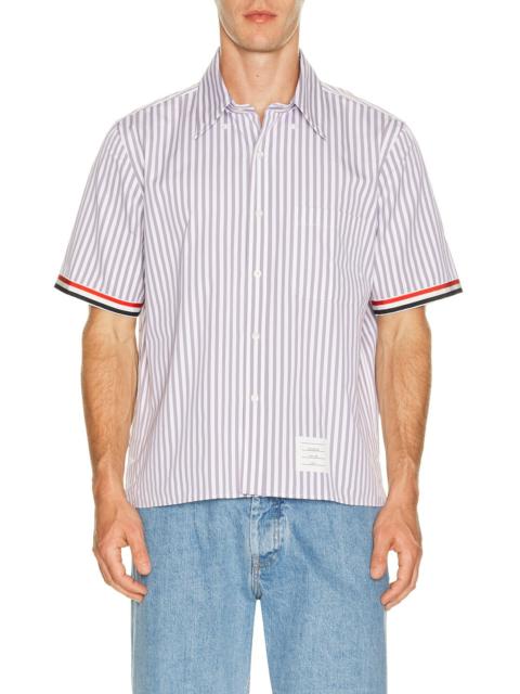 Thom Browne Straight Fit Wide University Shirt