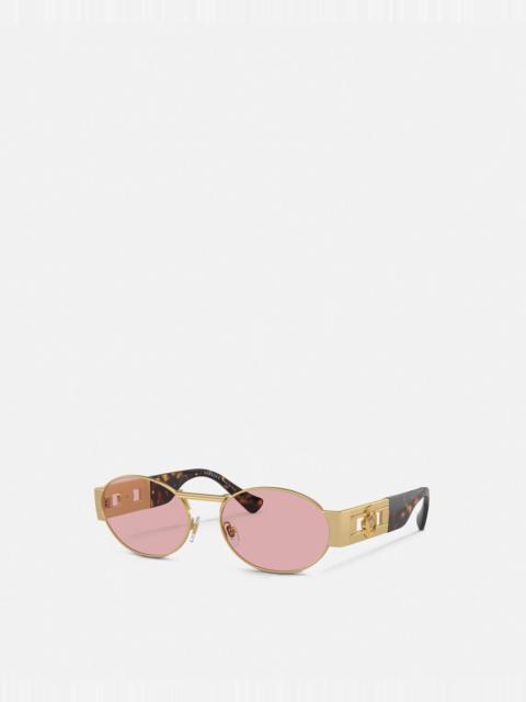 Medusa Deco Oval Sunglasses