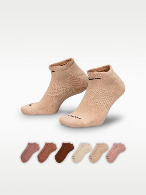 Nike Nike Everyday Plus Cushioned Training No-Show Socks (6 Pairs)