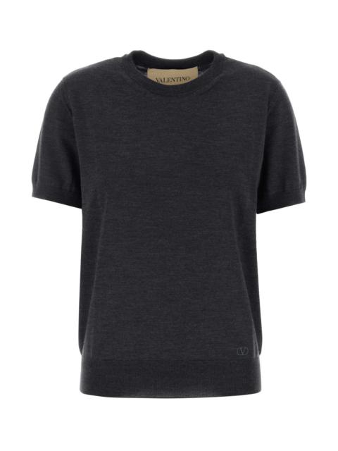 Valentino Valentino Garavani Vlogo Sweater — Gray