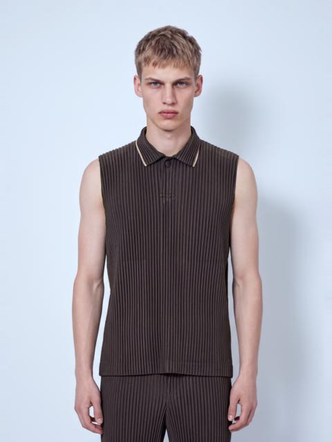 ISSEY MIYAKE Pleated Sleeveless Top