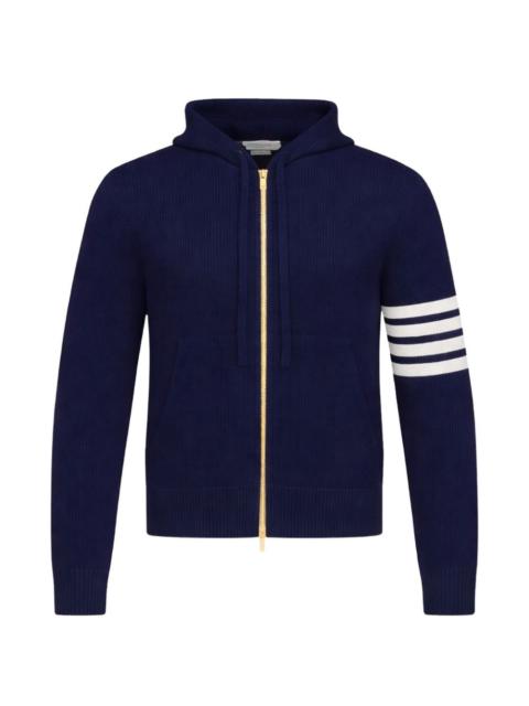 Thom Browne long-sleeve zip-up hoodie