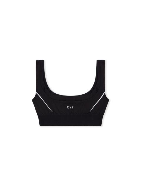 Off-White Off Stamp Seamless Bra