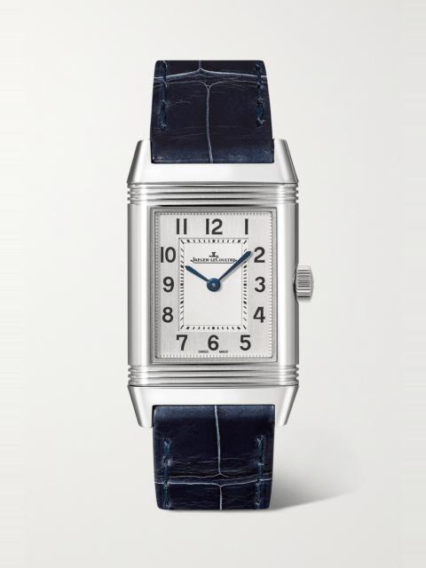 Jaeger-LeCoultre Reverso Classic Small 35.8mm x 21mm stainless steel and alligator watch