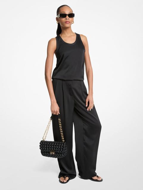 MICHAEL KORS Drapey Satin Wide Leg Pants