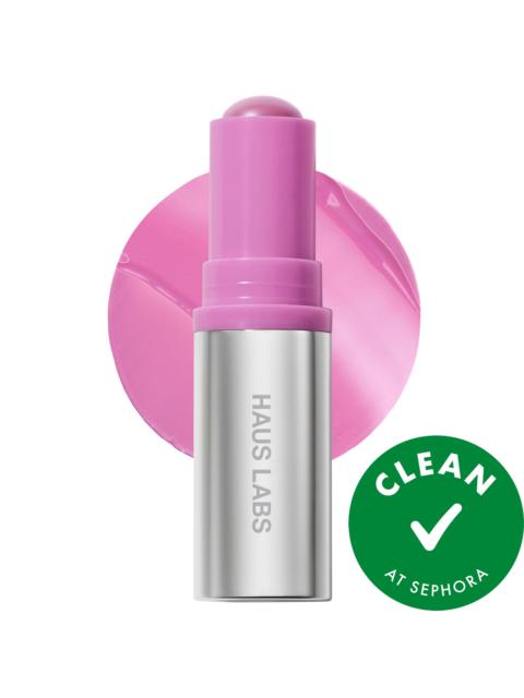Haus Labs Color Fuse Longwear Hydrating Glassy Lip + Cheek Blush Balm Stick