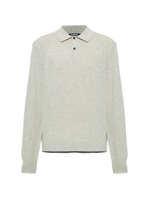 JACQUEMUS The Abbracio knit polo shirt