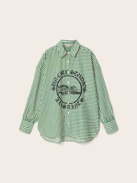 ALLSAINTS ADRIANNE RELAXED FIT STRIPED SHIRT