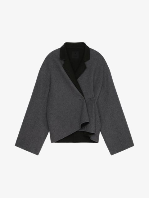 Givenchy JACKET IN DOUBLE FACE WOOL AND CASHMERE