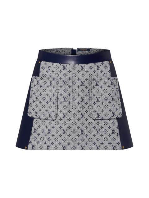 Louis Vuitton Bouclé Monogram Mini Skirt