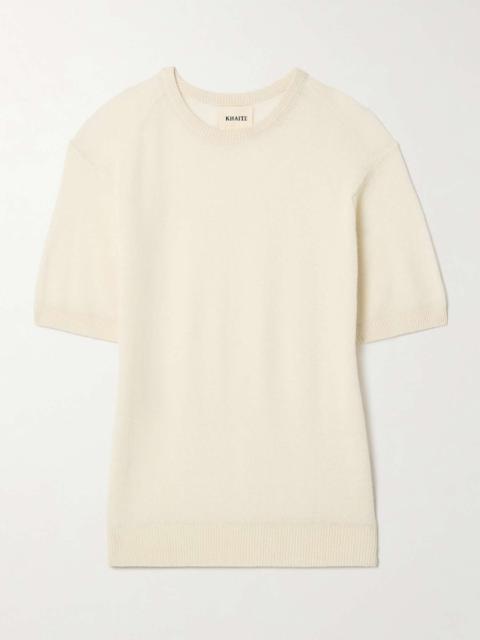 KHAITE Pierre cashmere-blend T-shirt