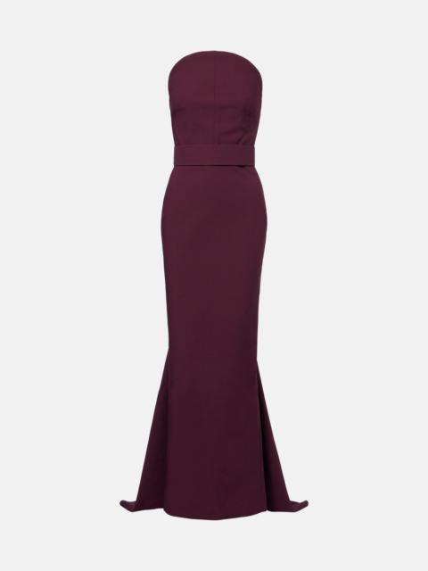 SOLACE LONDON Citra strapless gown