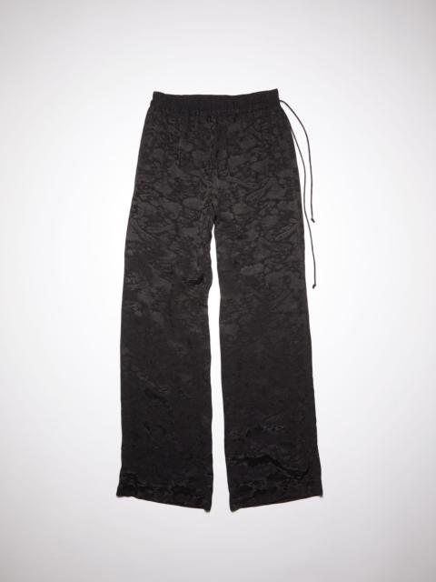 Acne Studios Fluid satin trousers - Black
