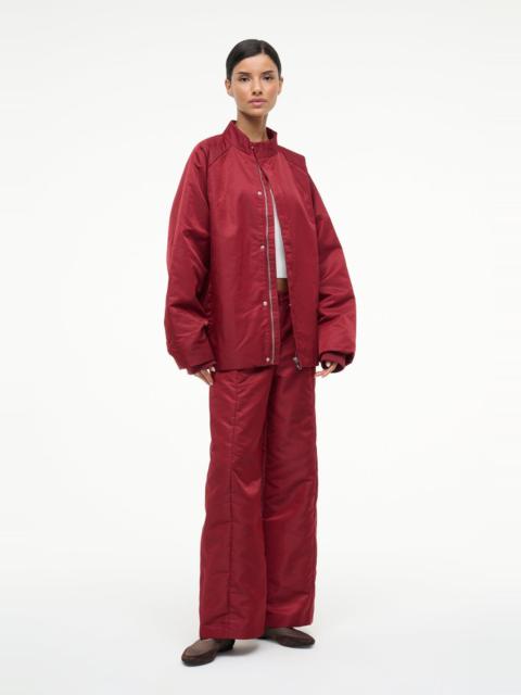 STAUD STAUD CAL JACKET DEEP RED