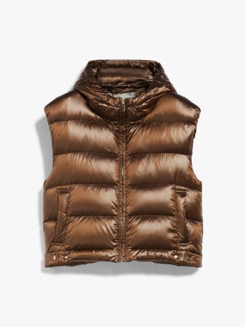 Max Mara SPACEV Water-repellent canvas gilet