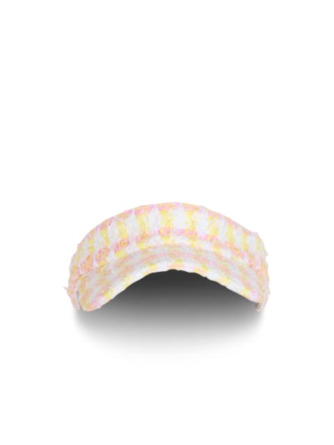 Balmain Miami tweed visor cap