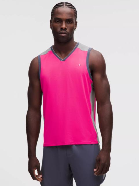 lululemon Pique Mesh-Panel Sleeveless Tennis Shirt