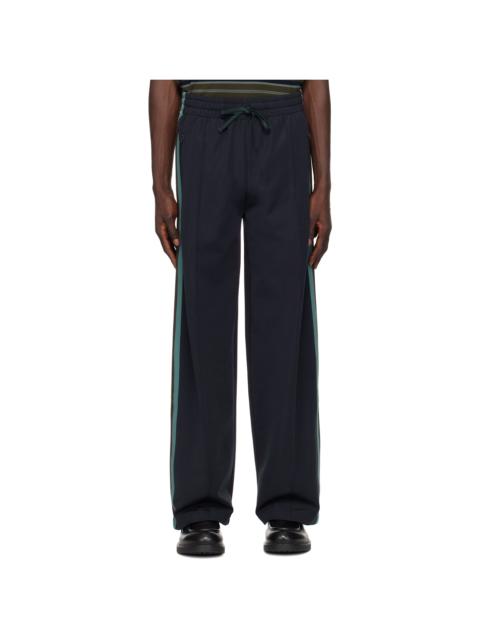 AMI Paris Navy Jogging Track Pants