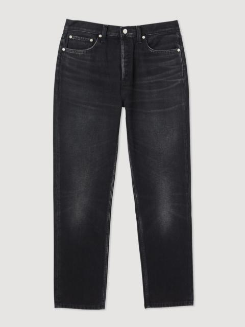 Organic cotton straight-leg jeans
