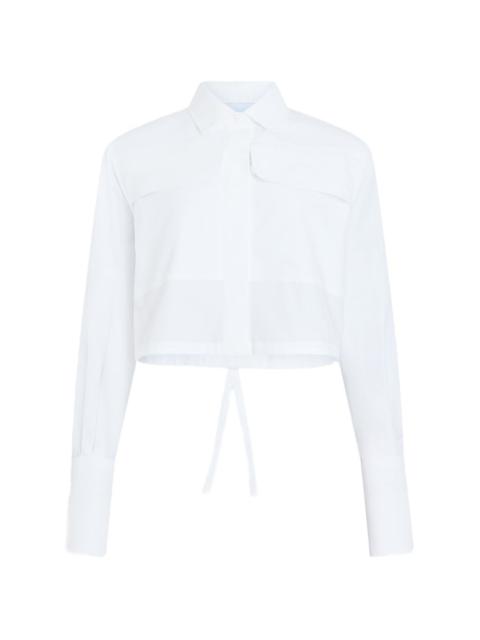 PATOU cropped safari shirt