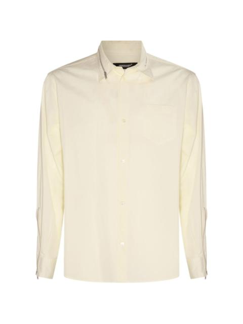 UNDERCOVER zip-detailing cotton shirt