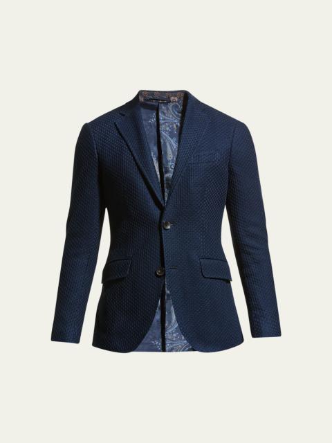 Men's Basic Knit Blazer