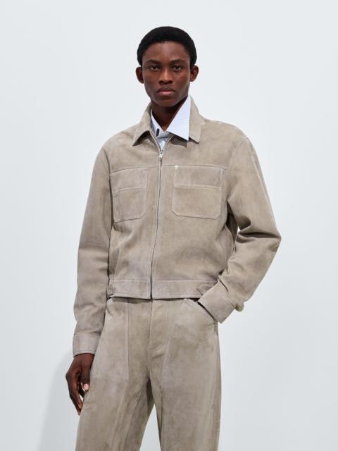 Bottega Veneta Suede Leather Jacket