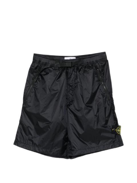 Stone Island logo-patch shorts