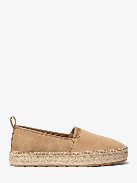 MICHAEL KORS Elias Suede Slip-On Espadrille