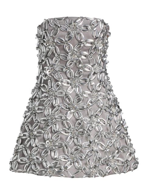 SIMKHAI Women's Vandelia Embellished Strapless Minidress - Slate Gray