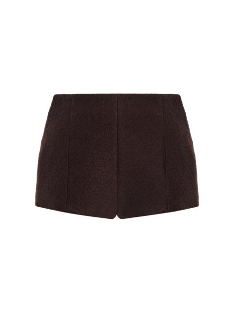 The Frankie Shop Vail Wool Hot Pants taupe