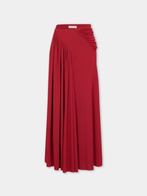 rabanne LONG SKIRT WITH RUCHED DETAILS