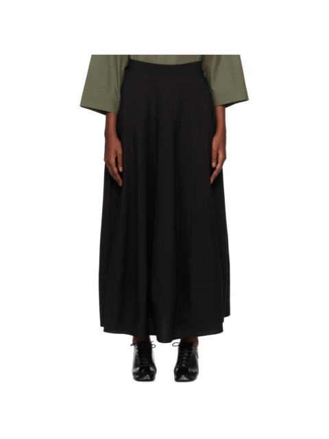 Toogood Black 'The Parachutist' Midi Skirt