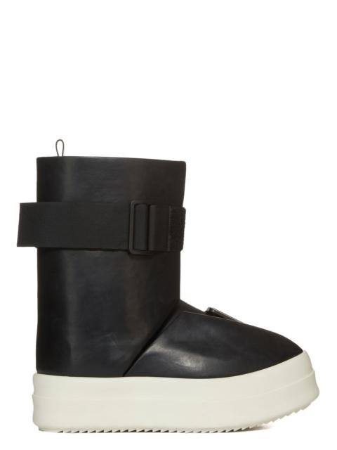Rick Owens buckled leather ankle boots