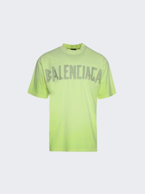 BALENCIAGA Medium Fit T-Shirt Yellow