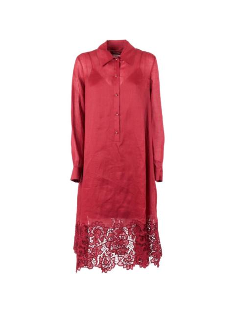 Max Mara embroidery shirt dress