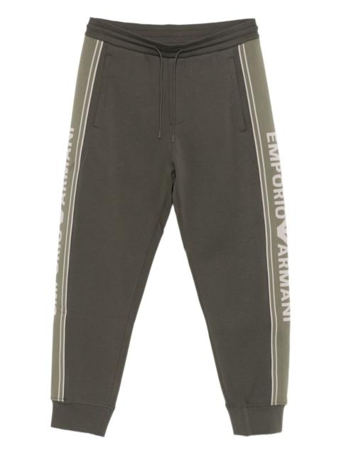 EMPORIO ARMANI logo-detail side-stripe track pants