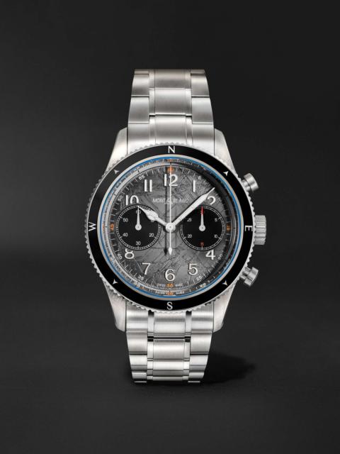 1858 0 Oxygen The 8000 Automatic Chronograph 42mm Stainless Steel Watch, Ref. No. 130983