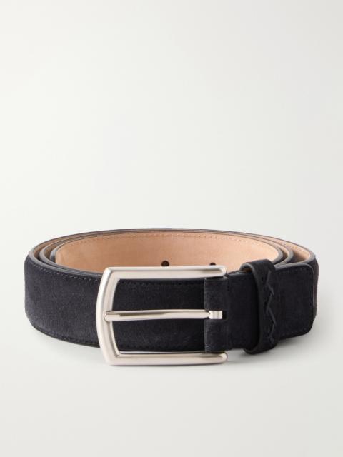 ZEGNA 3cm Suede Belt