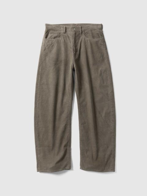 ssstein Vintage Corduroy Round Pants Taupe