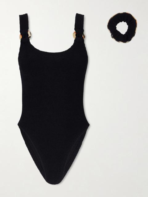 Burberry Hunza G Domino Original Crinkle Swimsuit