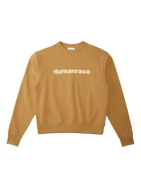 adidas adidas x Pharrell Humanrace Logo Sweatshirt 'Tan' HI5542