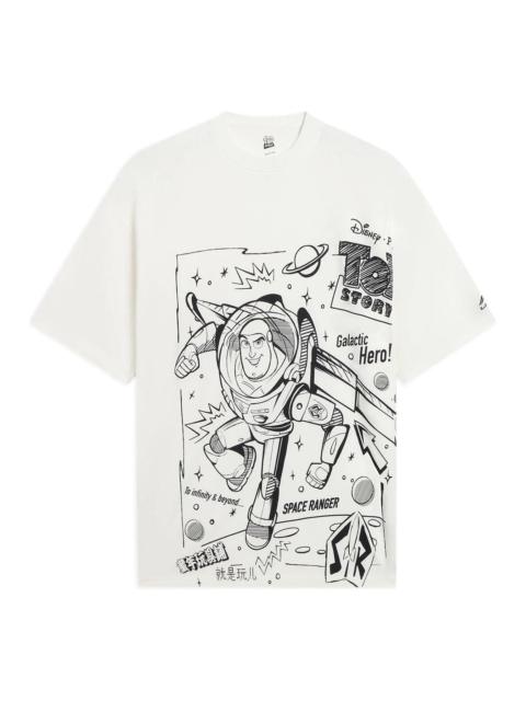 Li-Ning Li-Ning x Disney Toy Story Graphic Loose Fit T-shirt 'White' AHSS703-2