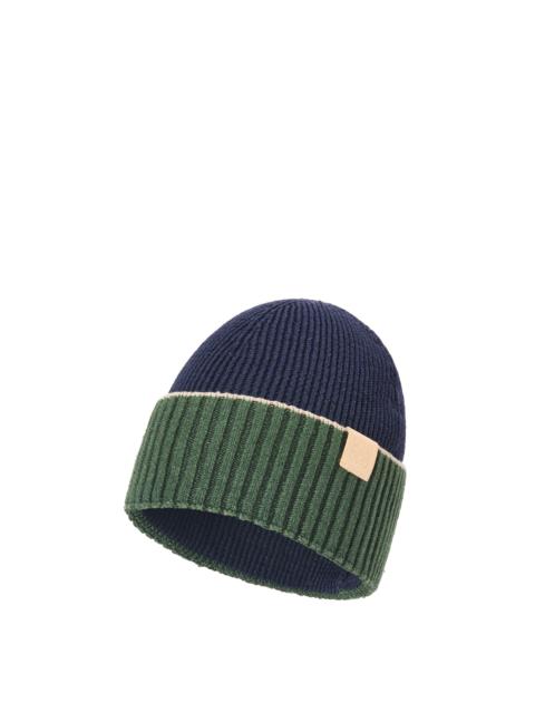 Loewe Beanie in linen and cotton