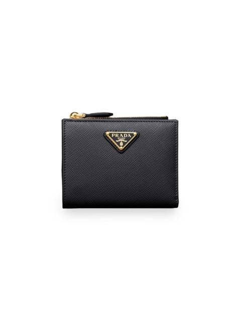 Prada Women's Small Saffiano Leather Wallet - Black
