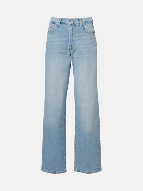 7 For All Mankind Stovepipe Straight mid-rise straight jeans