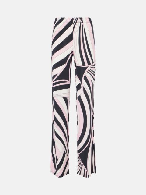PUCCI Iride jersey satin straight pants