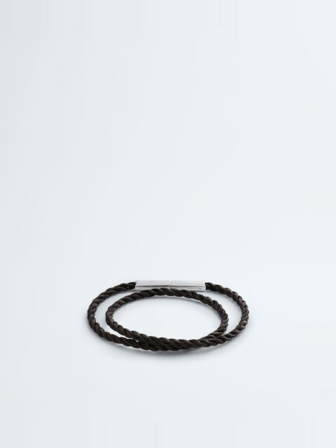 Bottega Veneta Rope Leather Bracelet