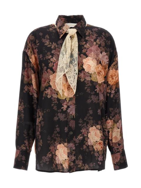 Zimmermann 'Illustration Lace Scarf' Shirt